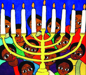 Menorah Candles in Ancient Ethiopia from Out Of Africa blog post by James Victor Jordan