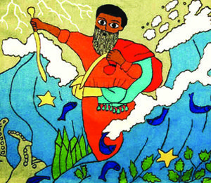 Moses parting the Red Sea from Out Of Africa blog post by James Victor Jordan